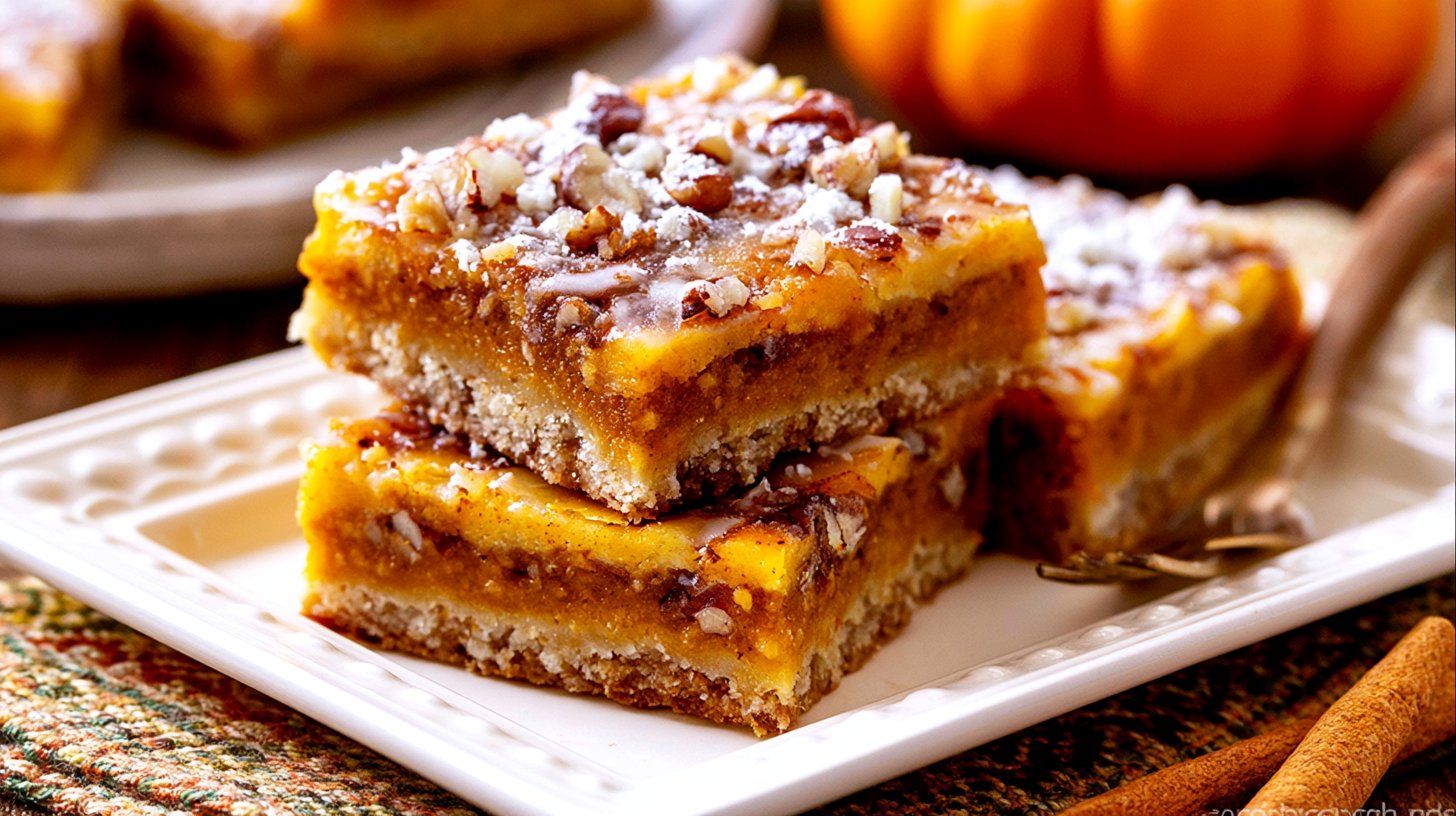 Easy Pumpkin Pie Dream Bars 2 Pumpkin Pie Dream Bars
