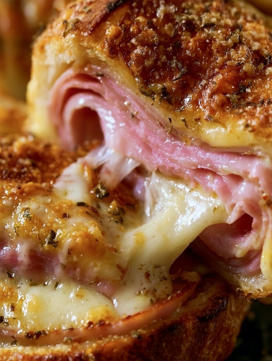 Receta fácil de Stromboli de jamón y queso en 40 minutos