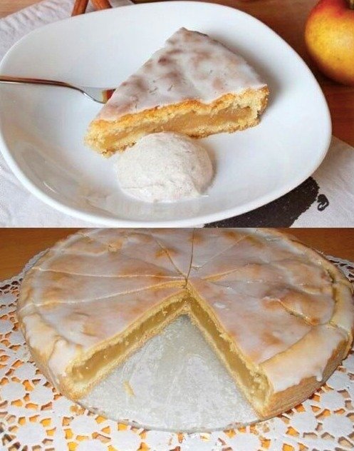 Apfelkuchen mit Teig