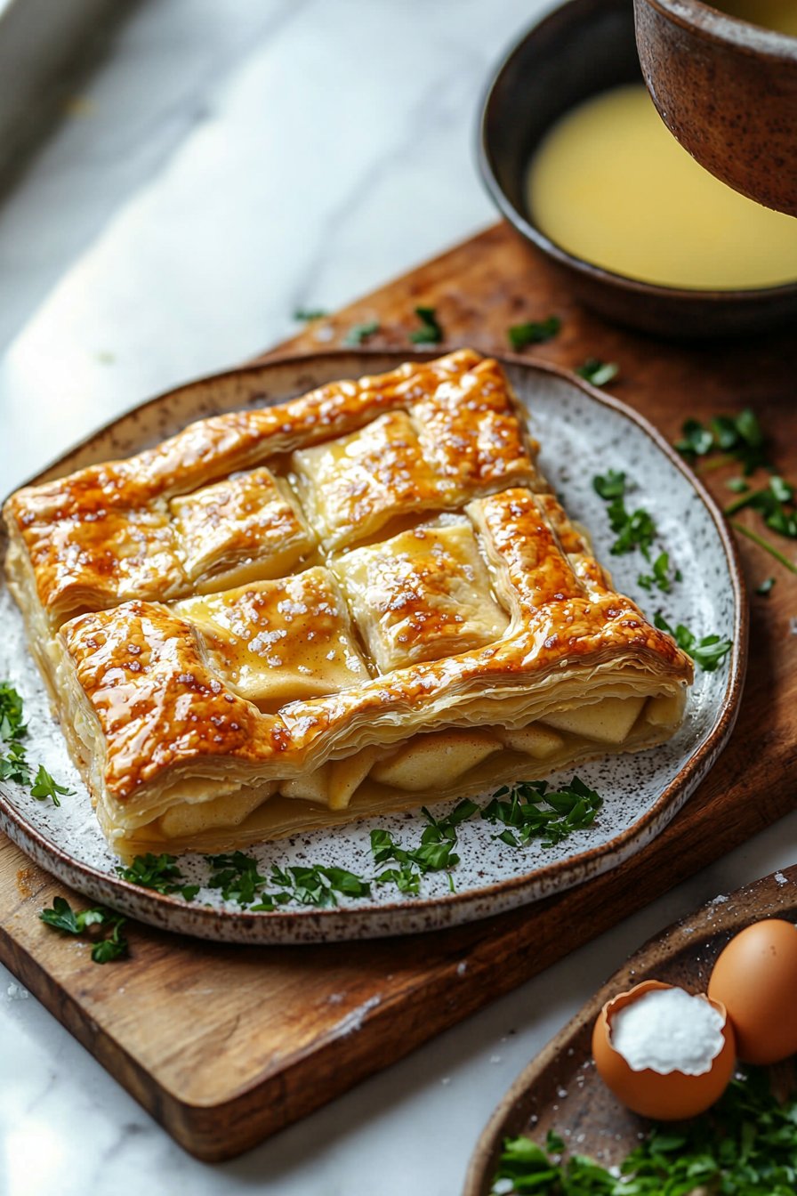 Blätterteig-Apfelkuchen