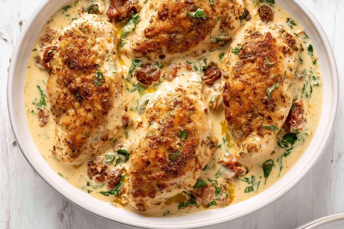 Tuscan Chicken Breast Recipe 2 Baked Tuscan Chicken Breast