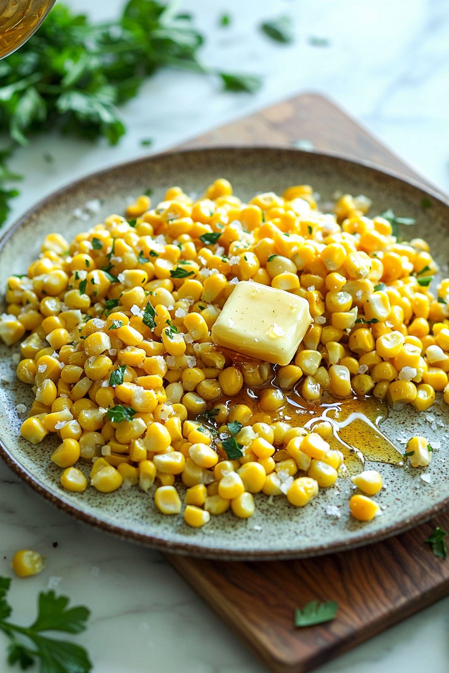 Skillet Corn with Honey Butter