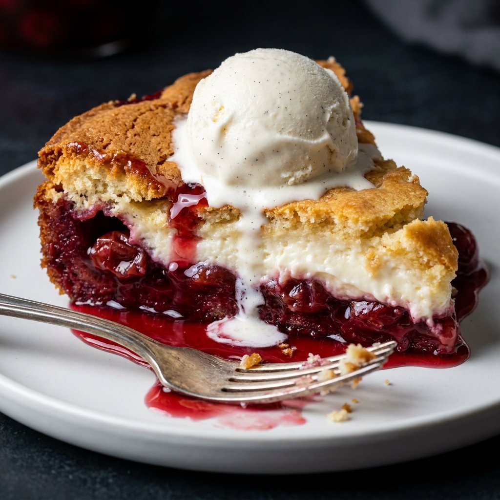 Cherry Cheesecake Dump Cake