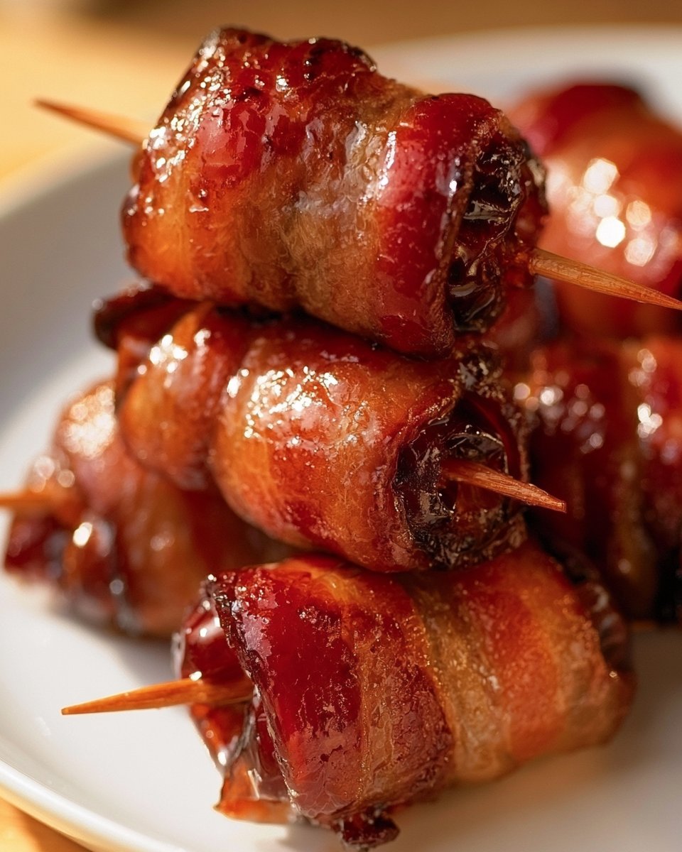 Datteln im Speckmantel aus dem Air Fryer