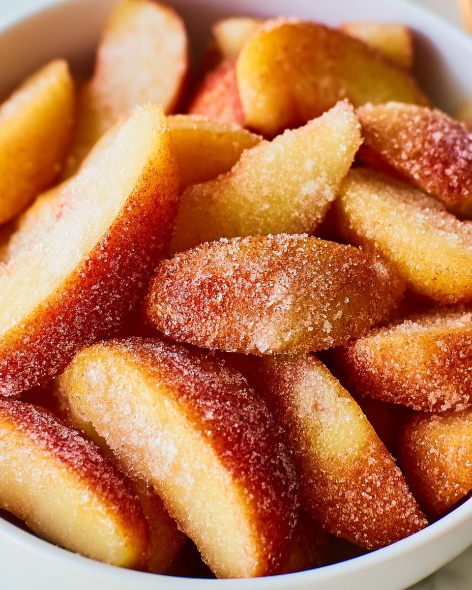 Knusprige Air Fryer Apfel-Pommes: Der gesunde Snack-Kick