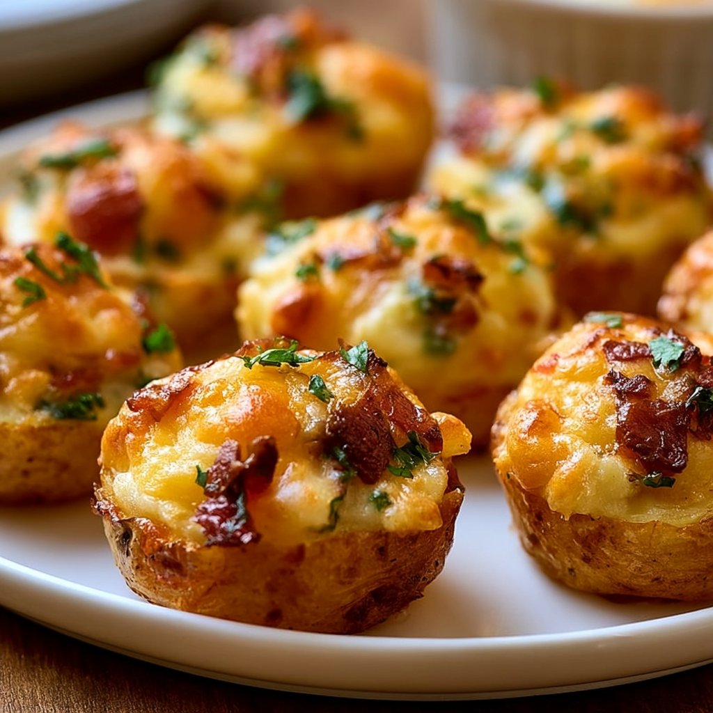 Gefüllte Mini-Kartoffelbissen