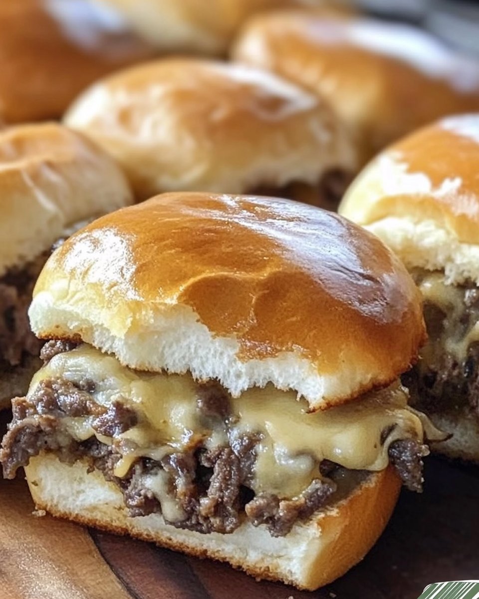 Philly Cheesesteak Sliders