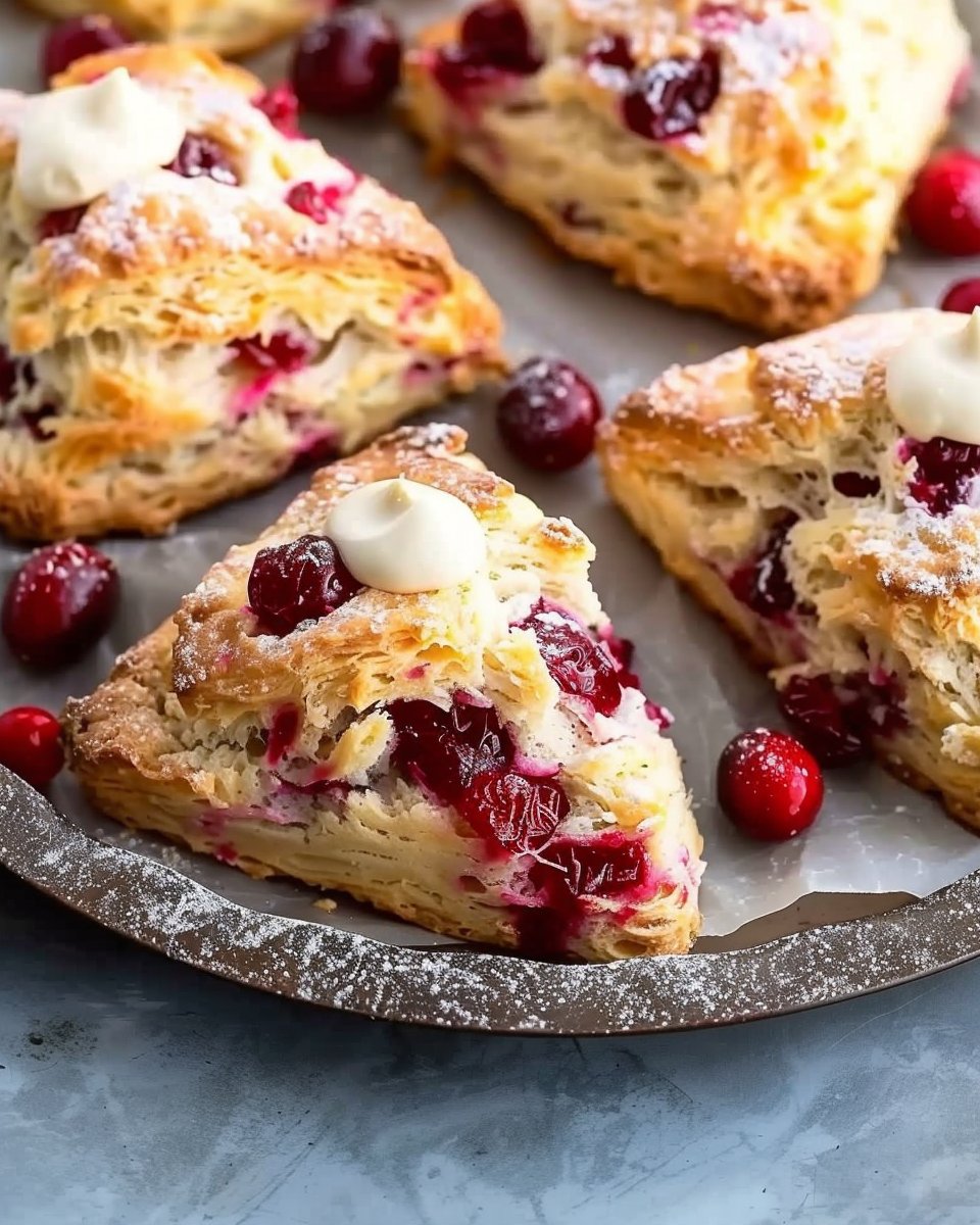 Cranberry Orange Scones
