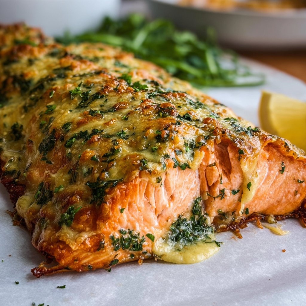 Easy Dijon Baked Salmon