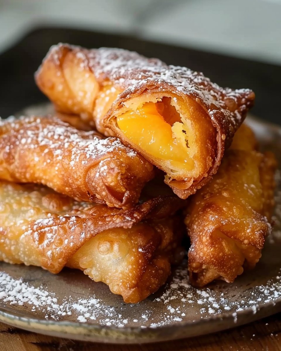 BEST RECIPE For Peach Cobbler Egg Rolls Download