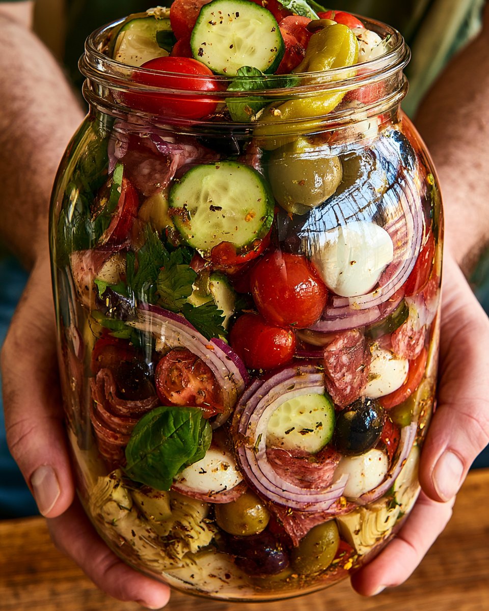 Mozzarella Pepperoncini Antipasto Salad
