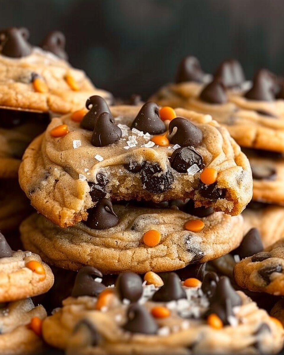 Halloween Chocolate Chip Cookies