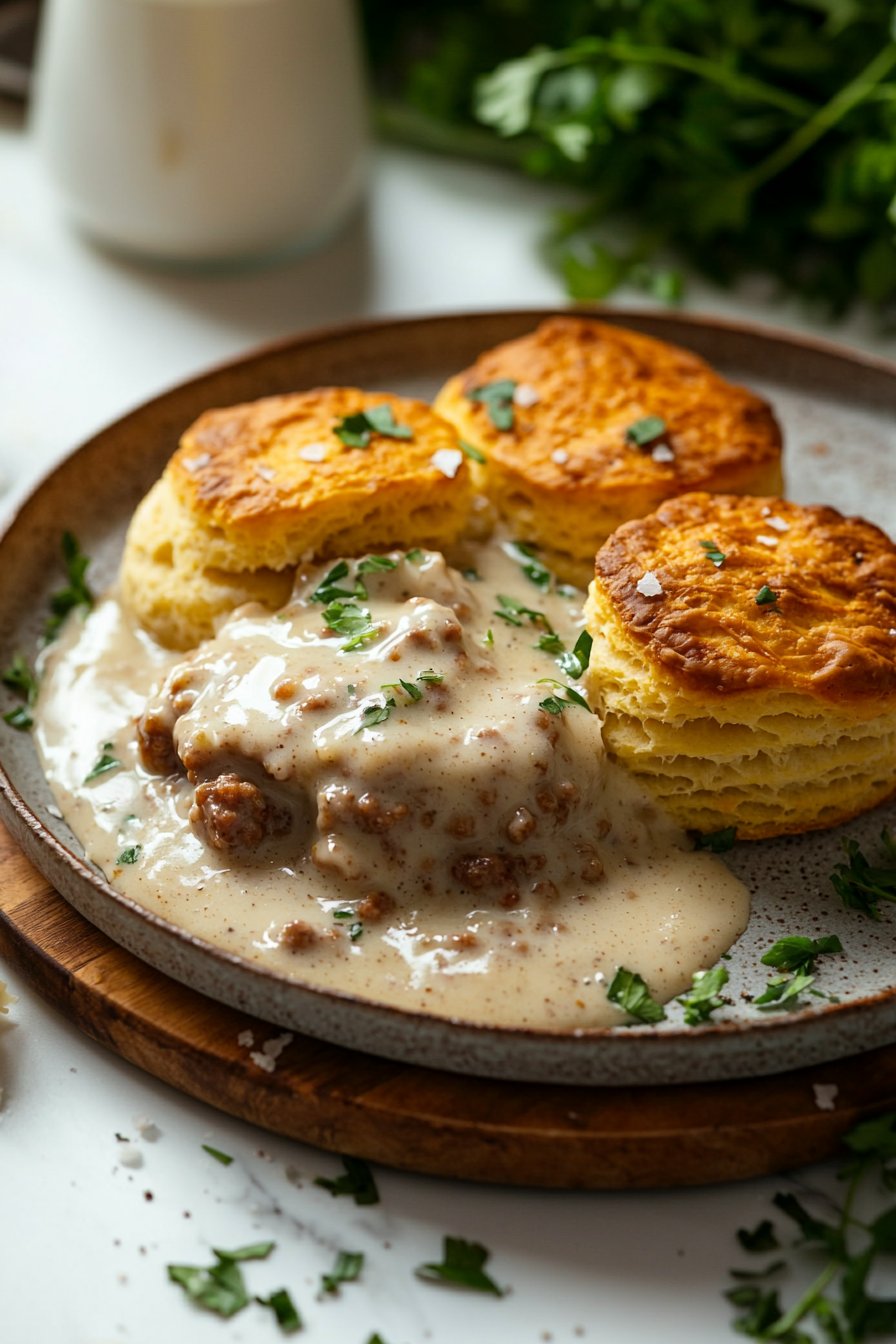 Biscuits and Gravy Casserole