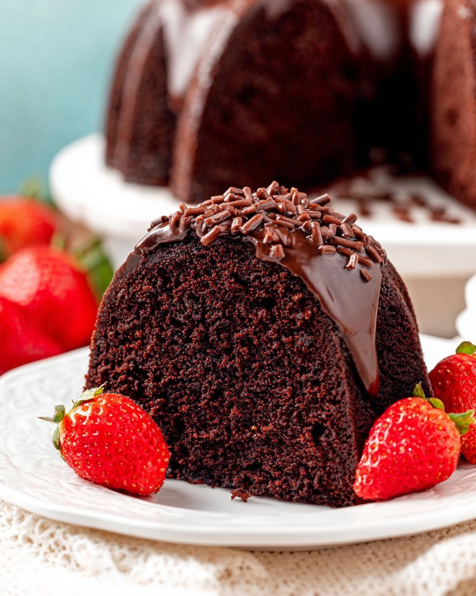 Nana's Devil's Food Cake (Dark Chocolate Bundt Cake)