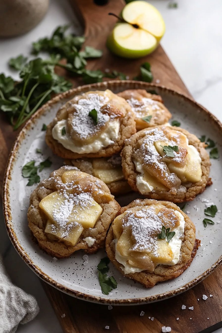 Apple Pie Cheesecake Cookies
