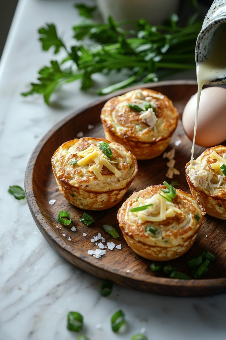 Chicken Pancake Muffins