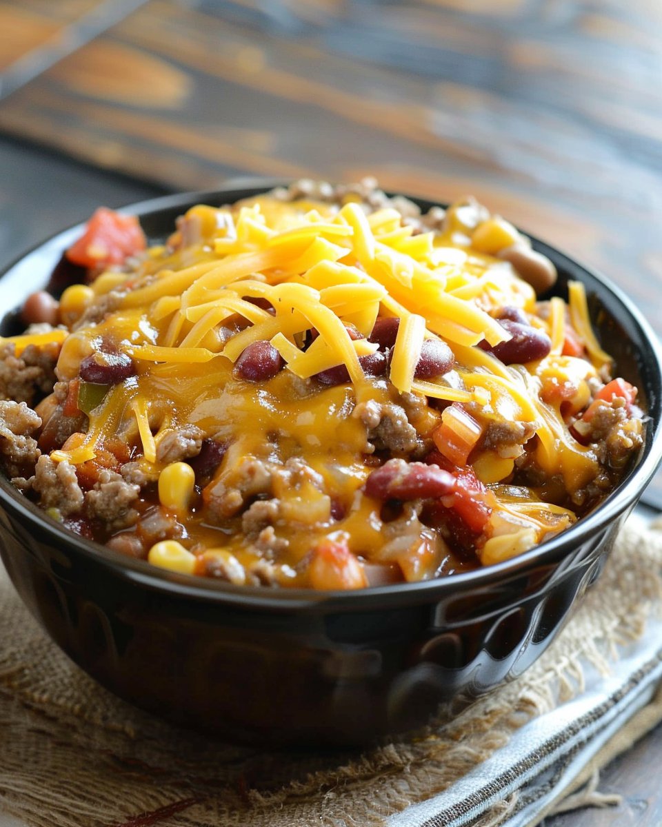Slow Cooker Cowboy Casserole