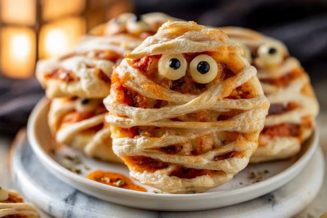 Mini Mummy Pizzas