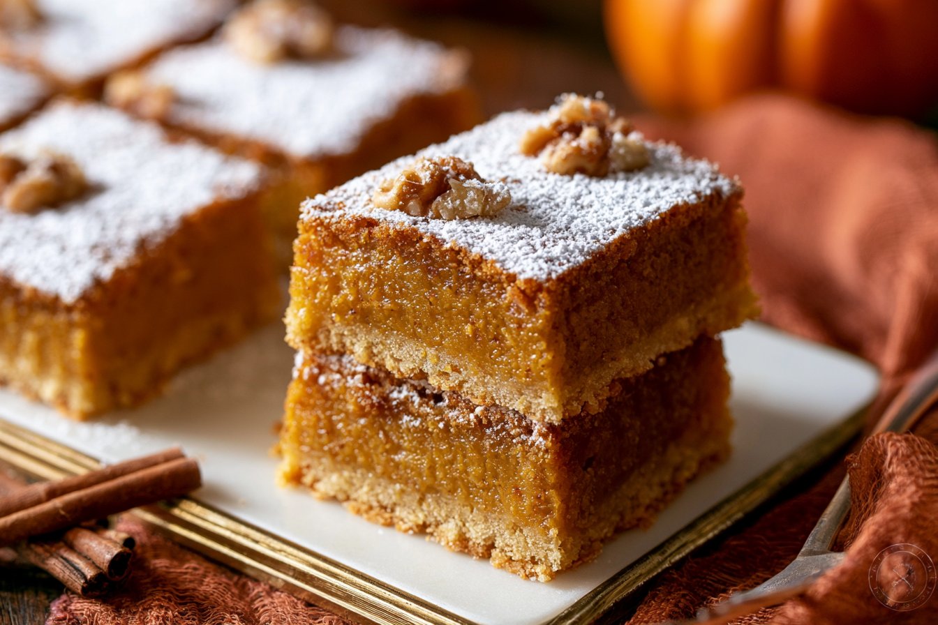 The Best Pumpkin Pie Cake Bars