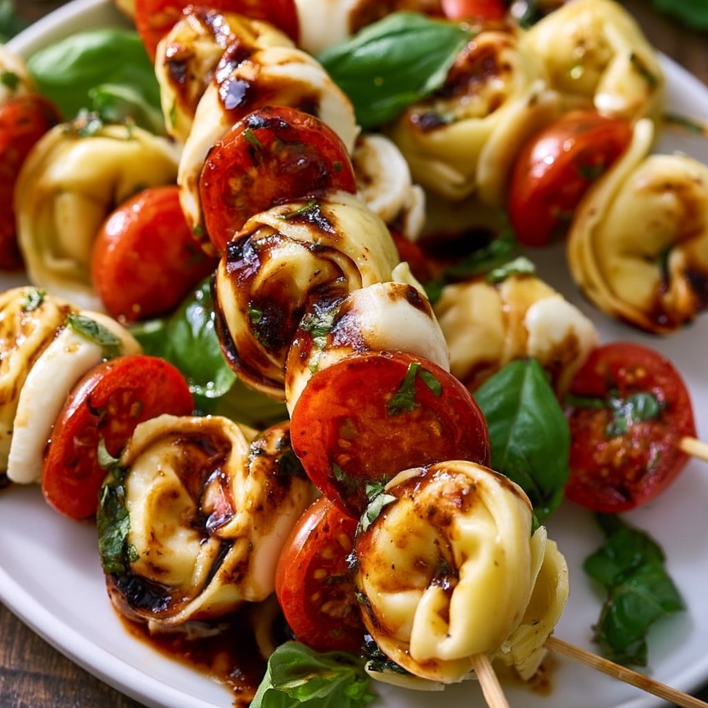 Caprese-Tortellini-Spieße