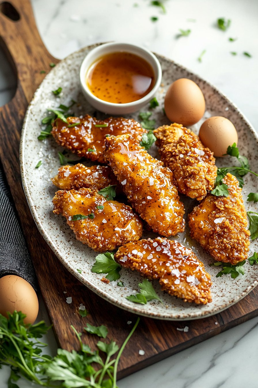 Hot Honey Chicken Tenders in the Air Fryer