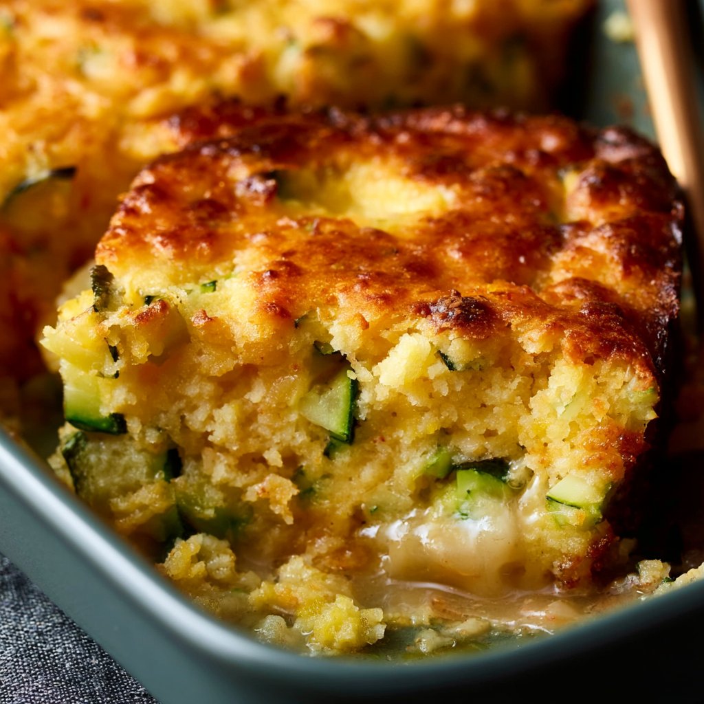 Zucchini Cornbread Casserole