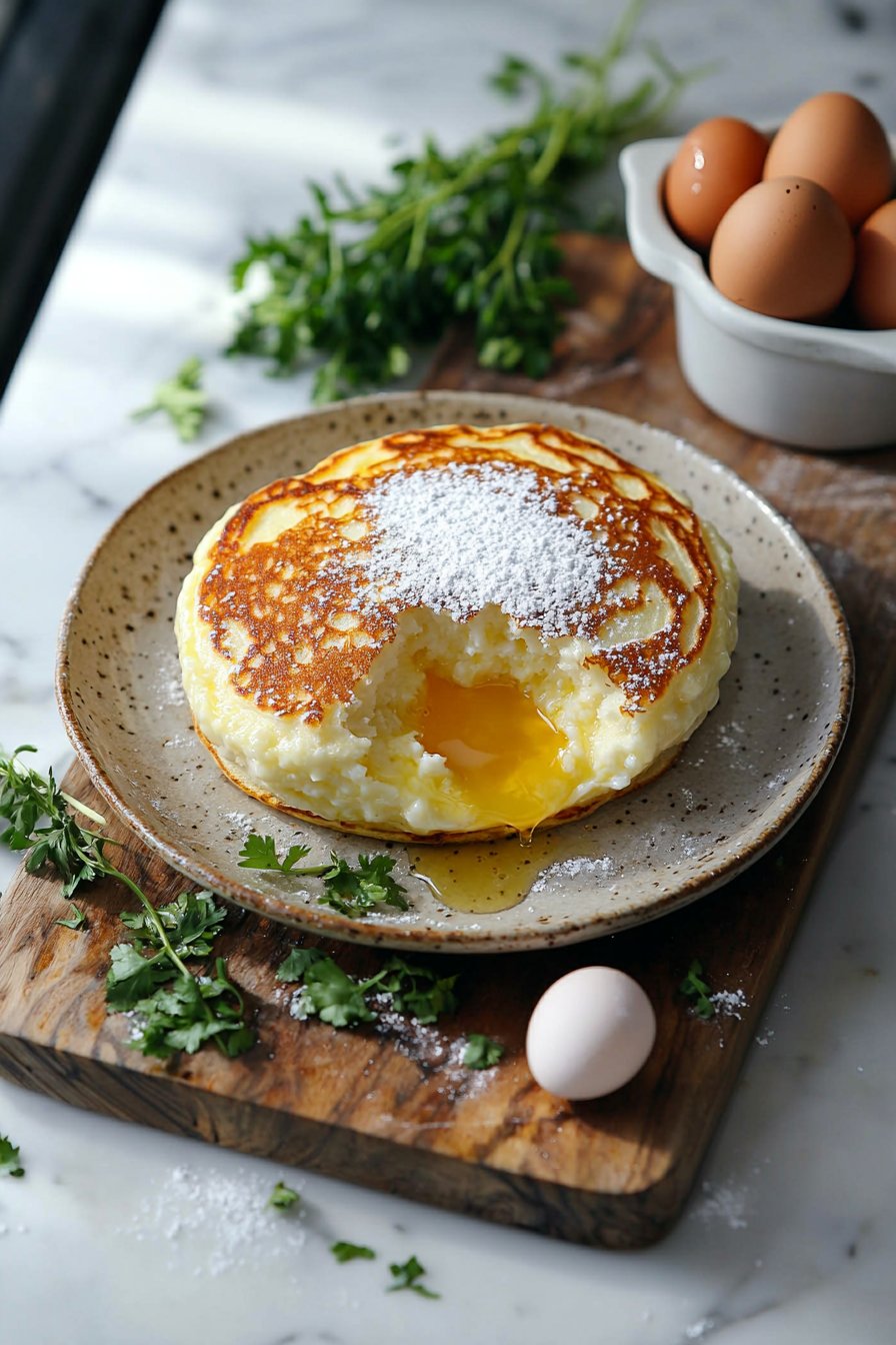 Fluffy and Jiggly Japanese Souffle Pancake