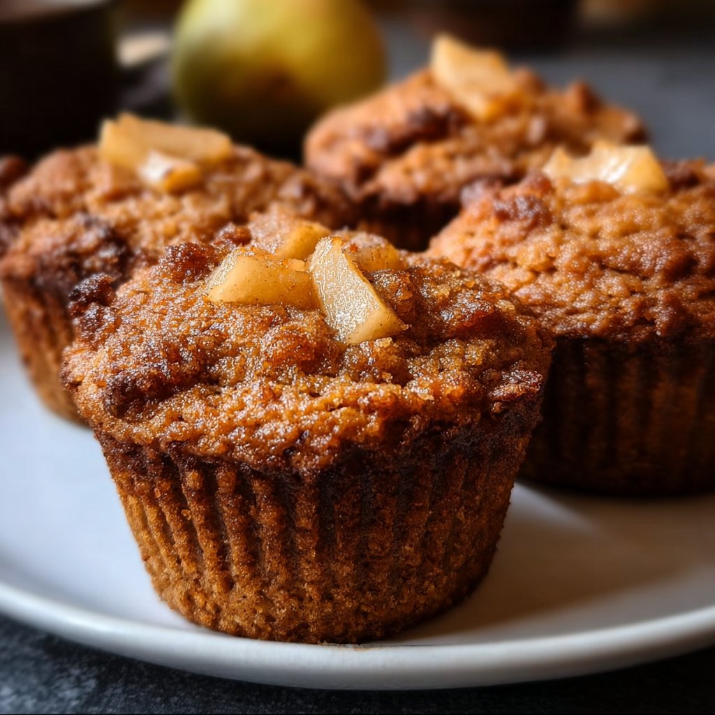 Spiced Pear Muffins