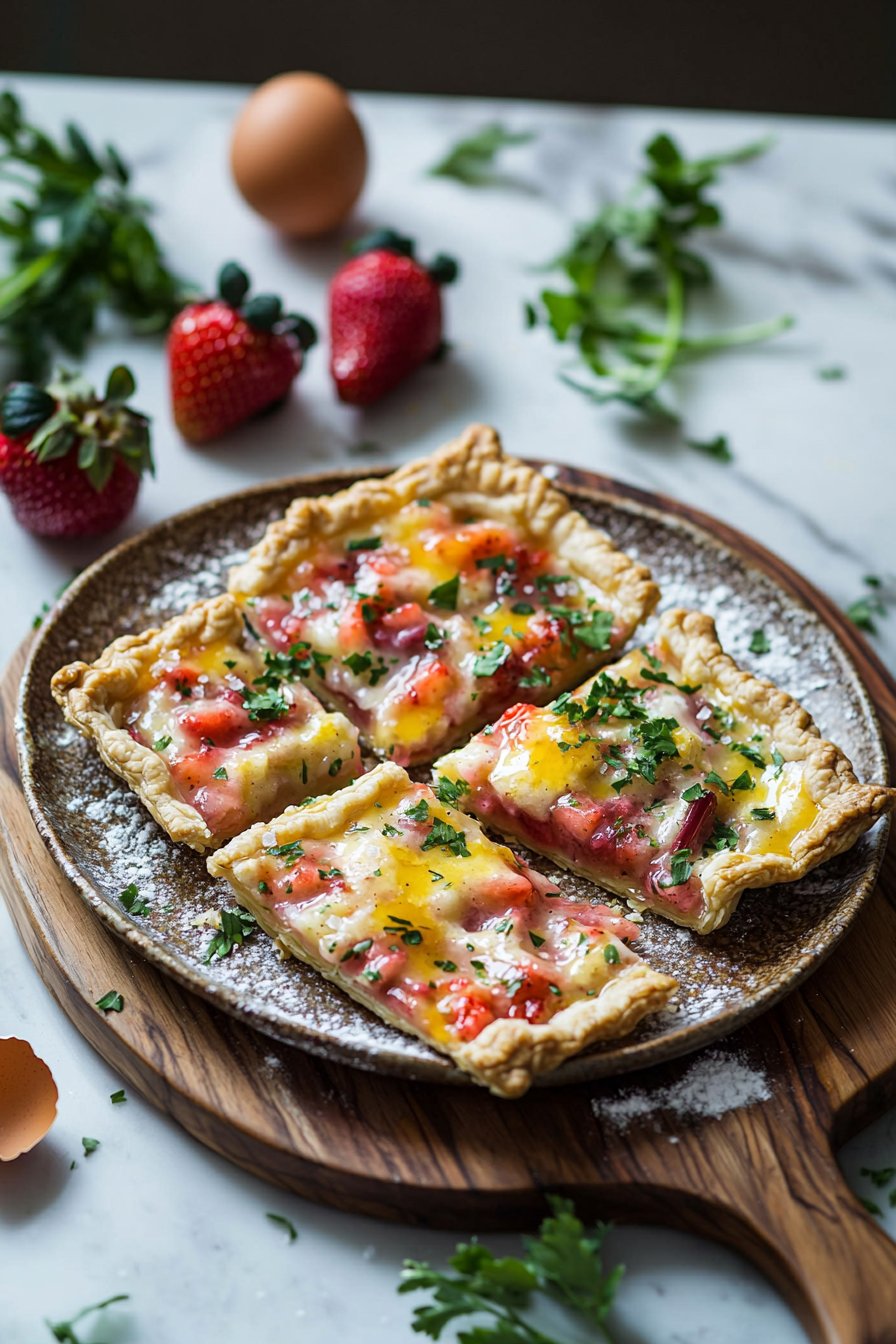 Strawberry Rhubarb Pop Tarts