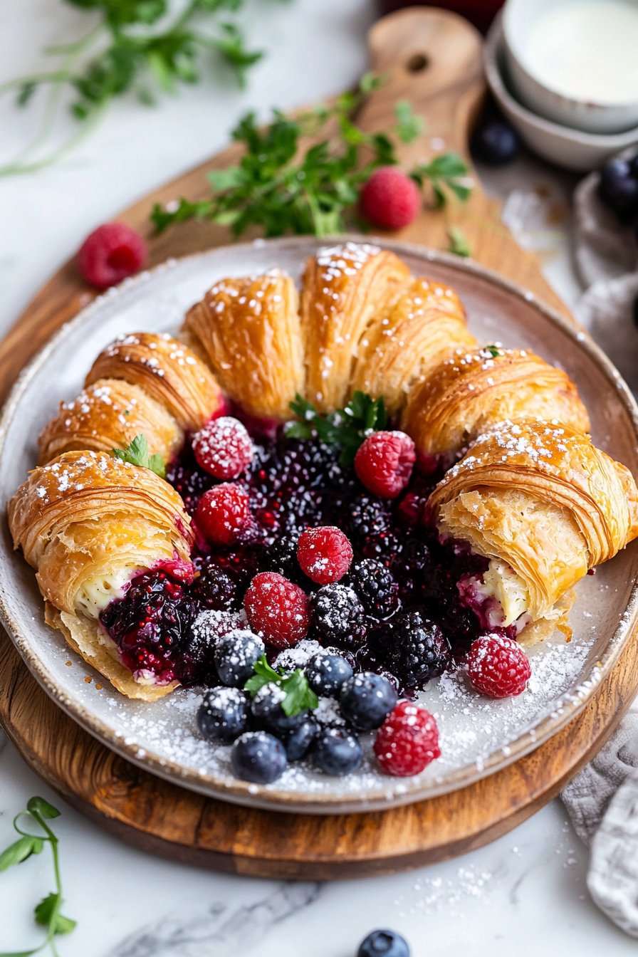 Berry Croissant Breakfast Bake