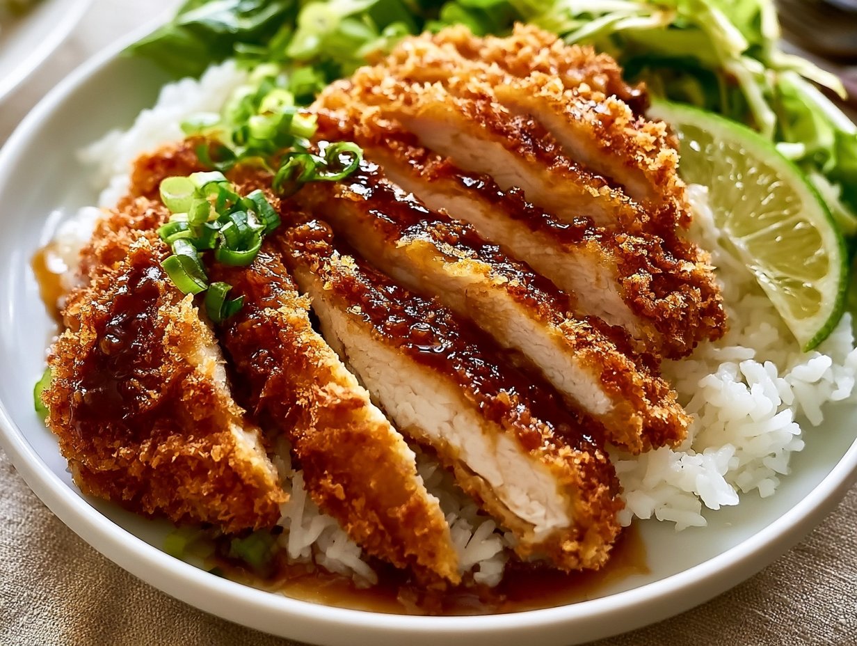 Krosse Hähnchen-Katsu