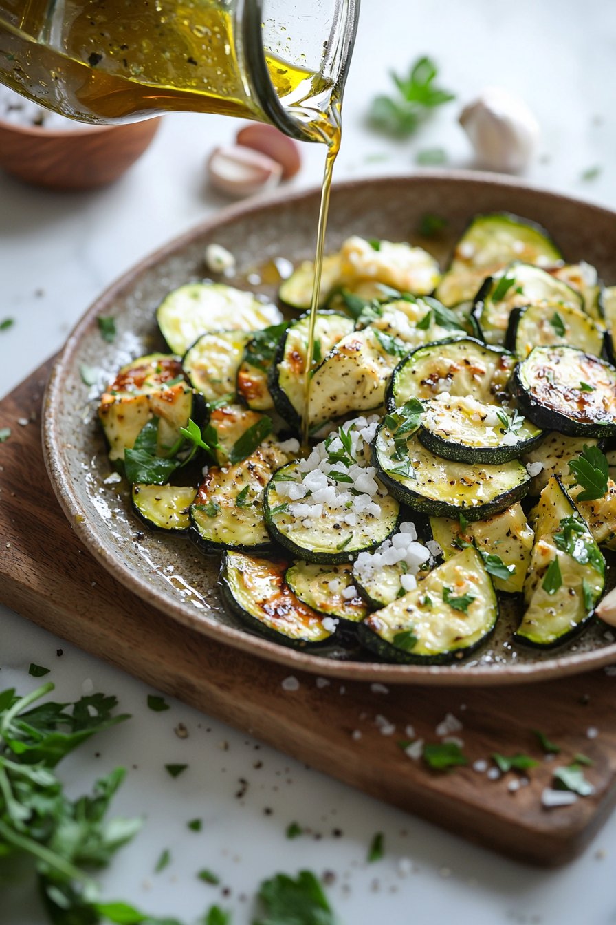 Garlic Roasted Zucchini