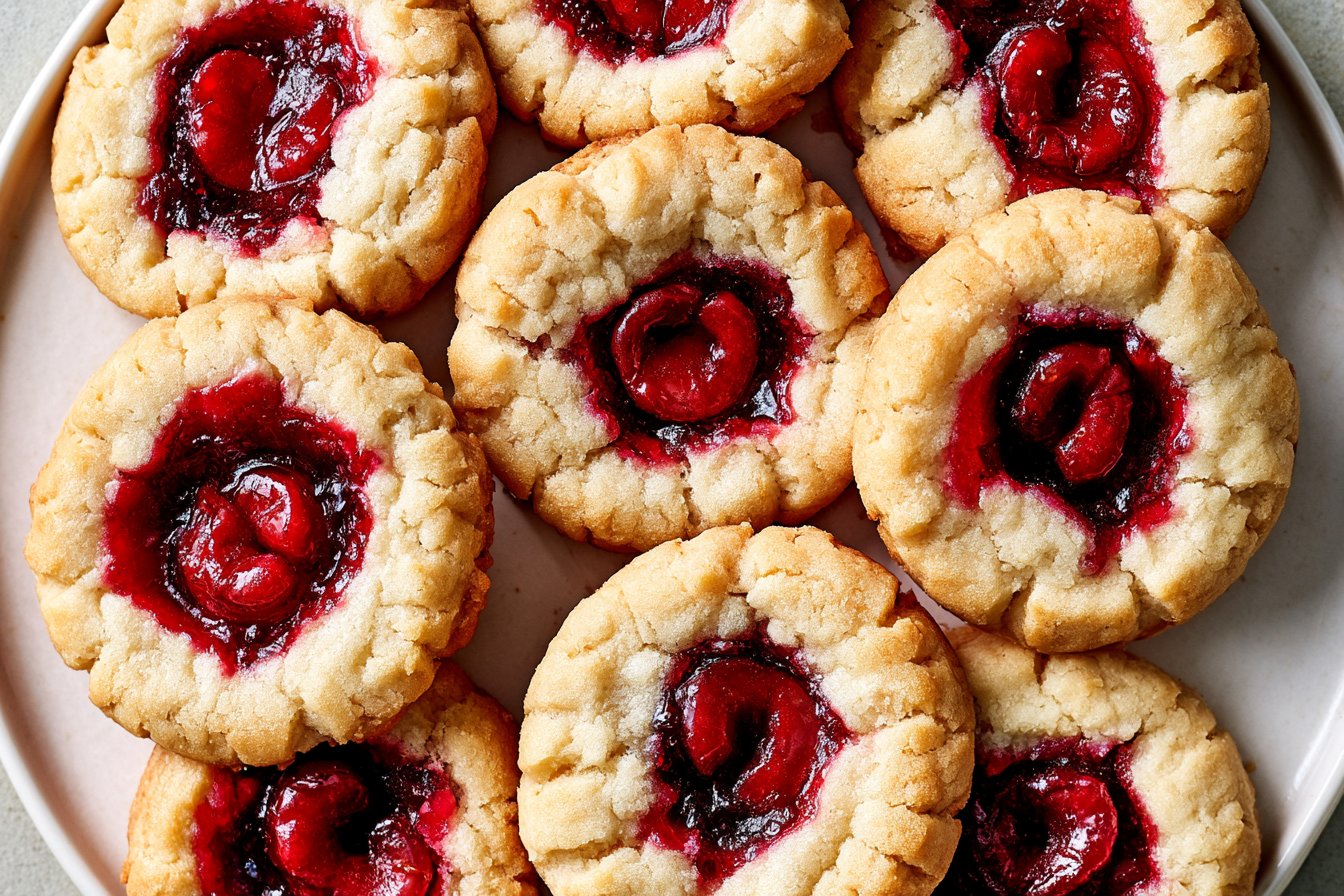 Gluten-Free Cherry Pie Cookies