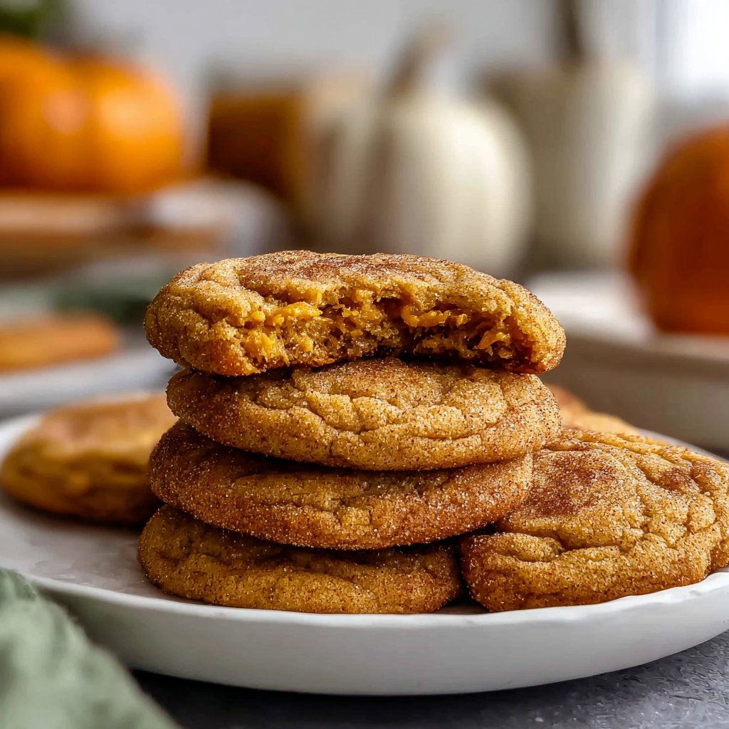 Irresistibly Soft & Chewy Pumpkin Snickerdoodle Cookie Recipe for Cozy Fall Baking