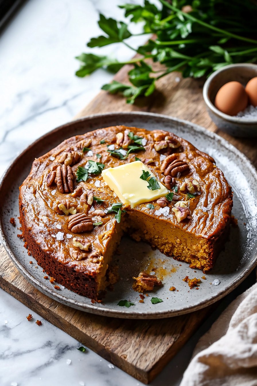 Brown Butter Pumpkin Coffee Cake