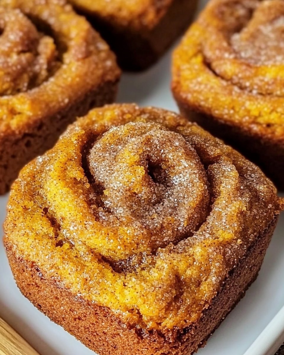 Cinnamon Swirl Pumpkin Bread Minis