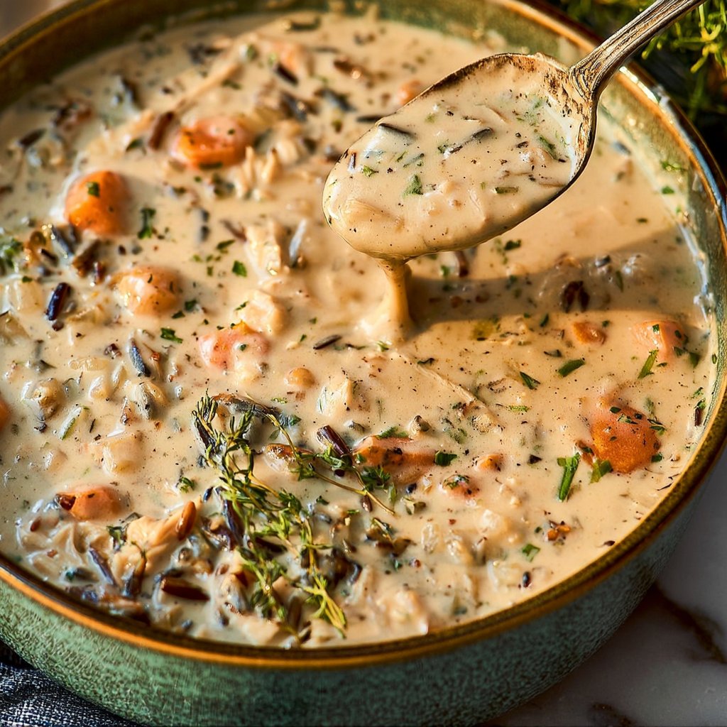 Minnesota-Style Creamy Chicken Wild Rice Soup