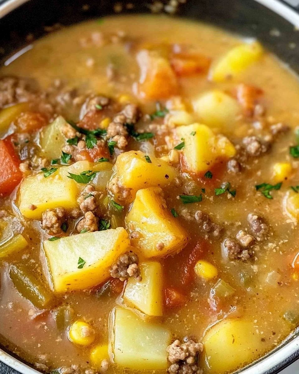 Hamburger Potato Soup