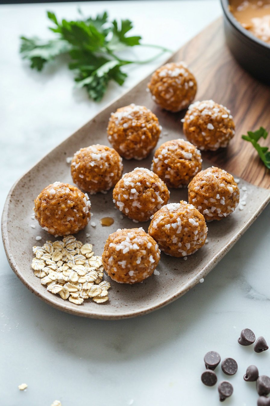 No-Bake-Kürbiskugeln