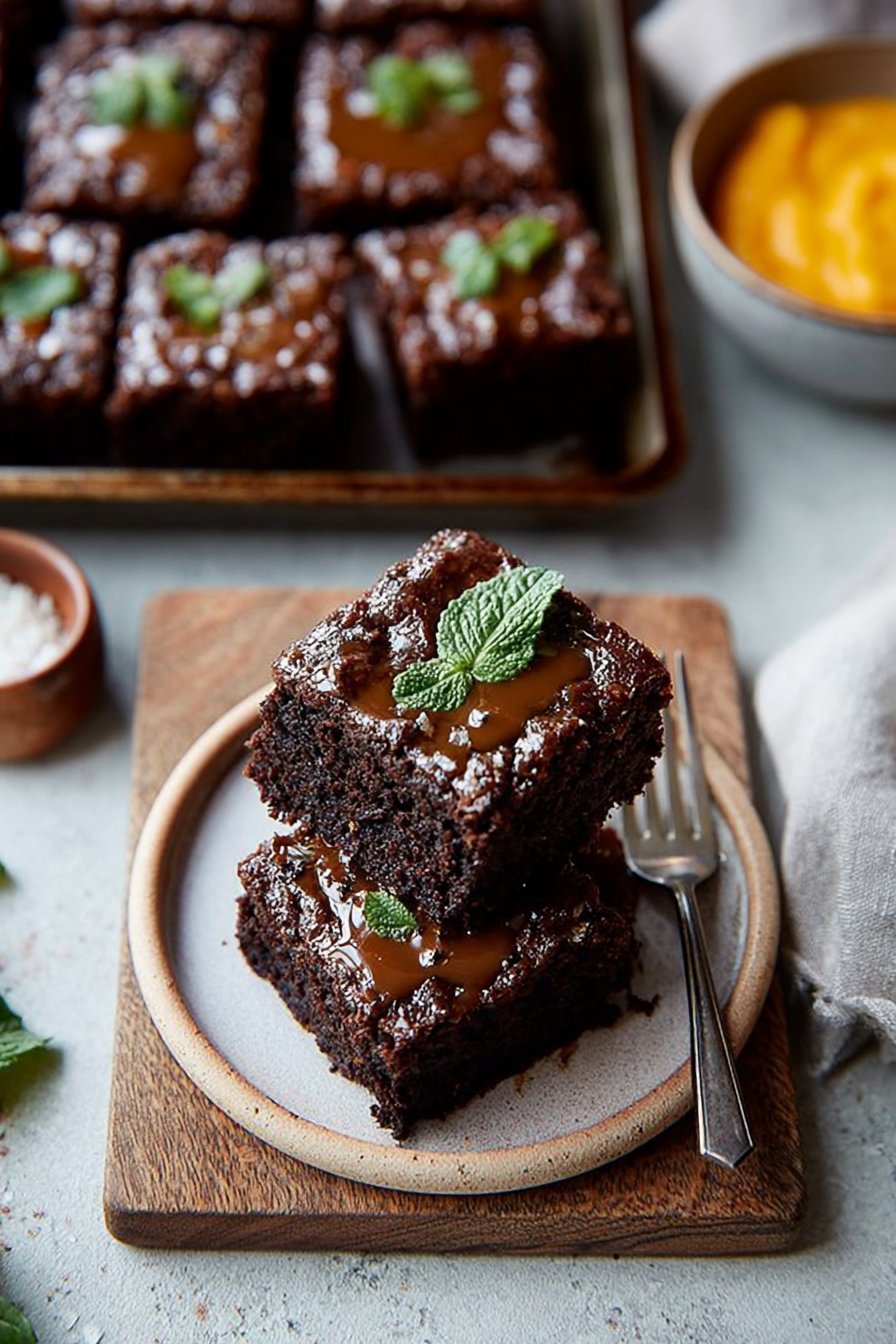 Healthy Pumpkin Brownies