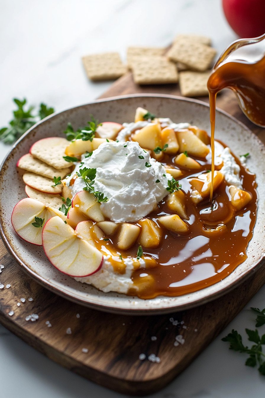 Caramel Apple Cheesecake Dip