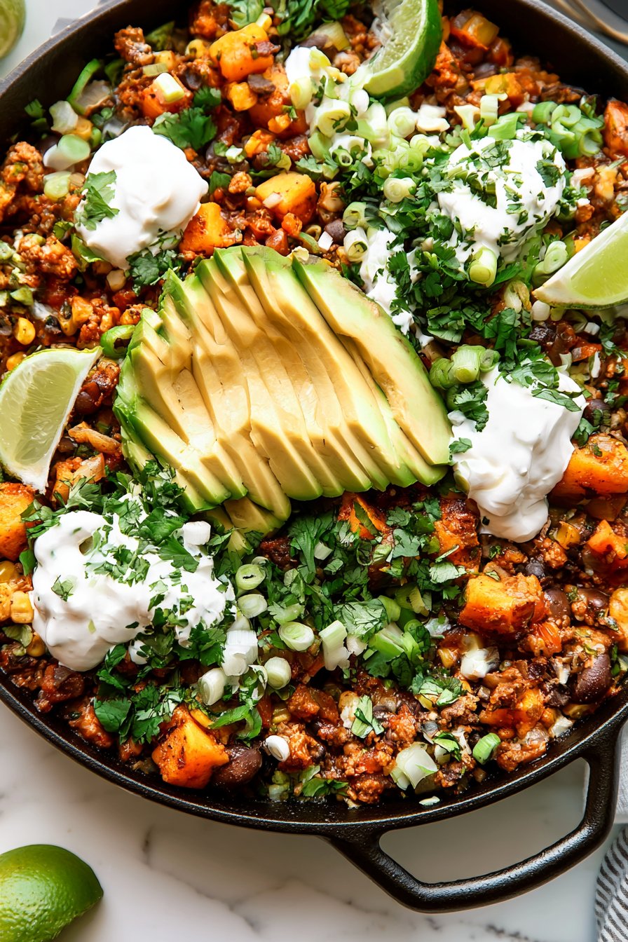 Ground Beef And Zucchini Skillet