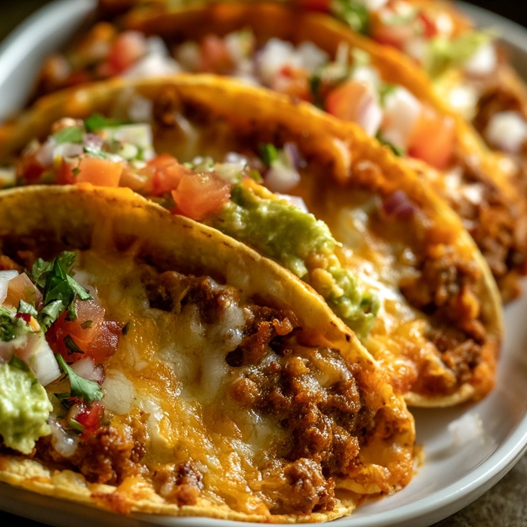 Ofen gebackene Käse-Tacos