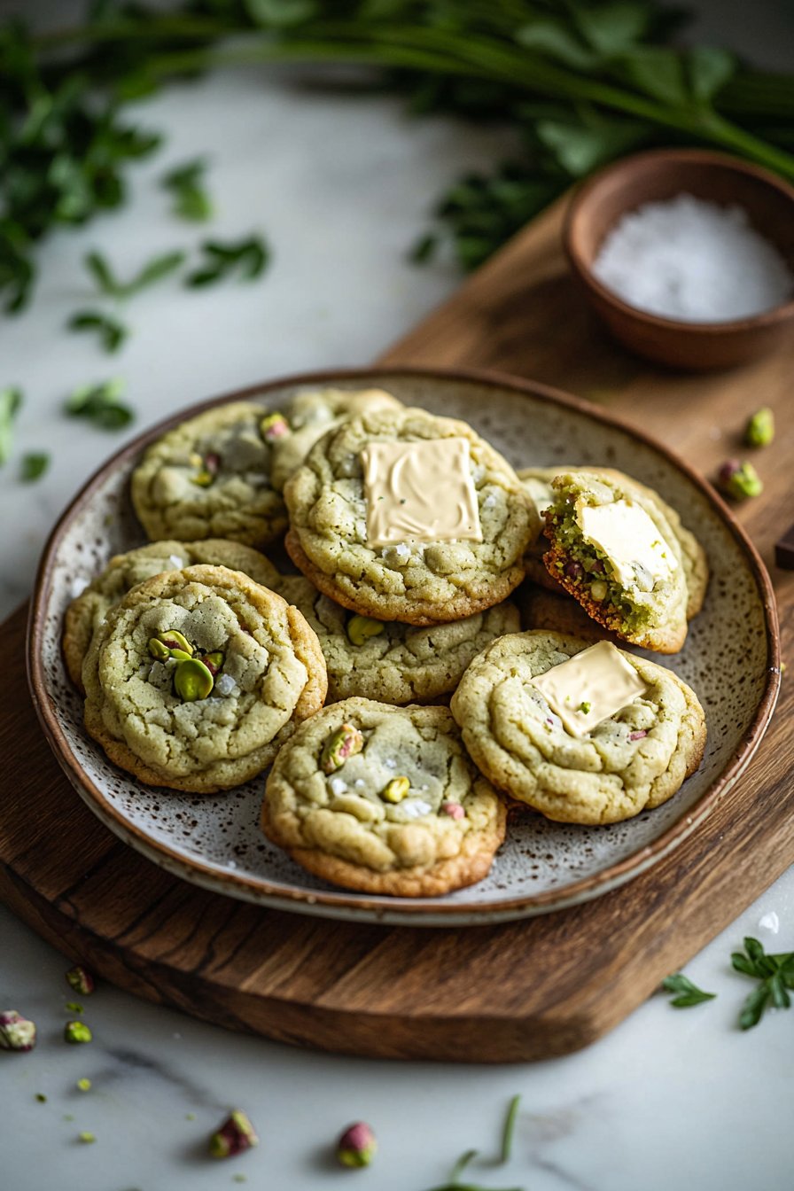 Pistachio Pudding Cookies