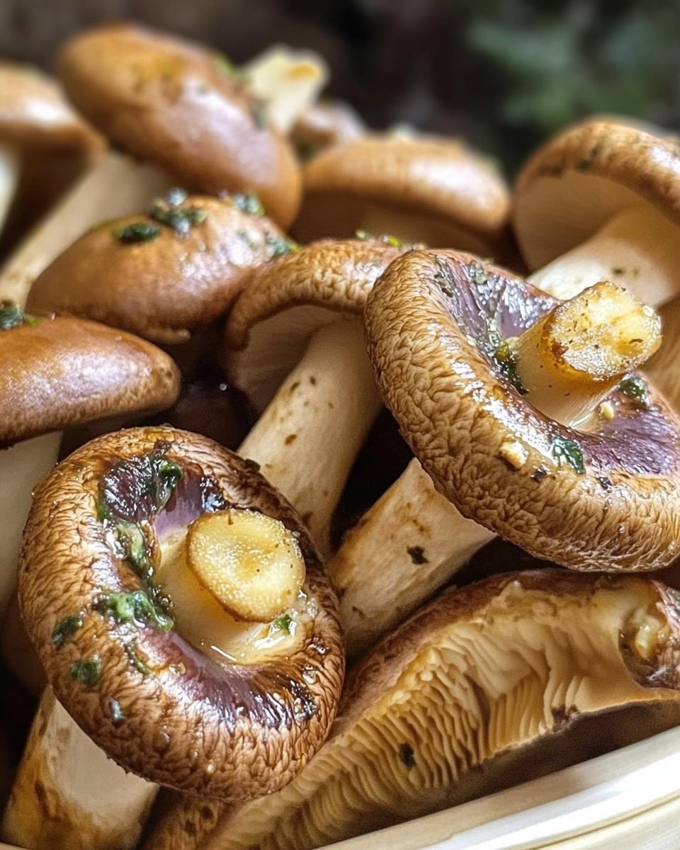 Champignons wie vom Weihnachtsmarkt