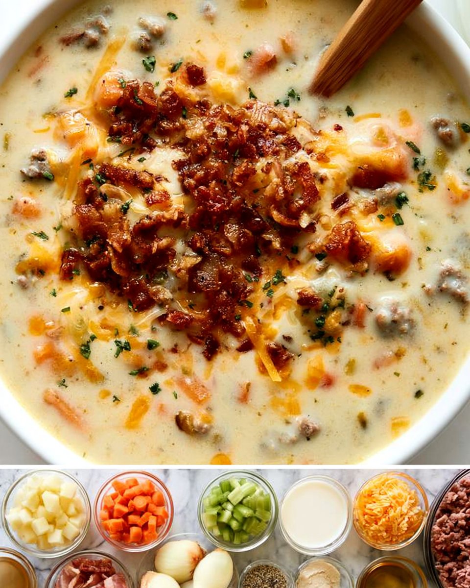 Cheeseburger Soup