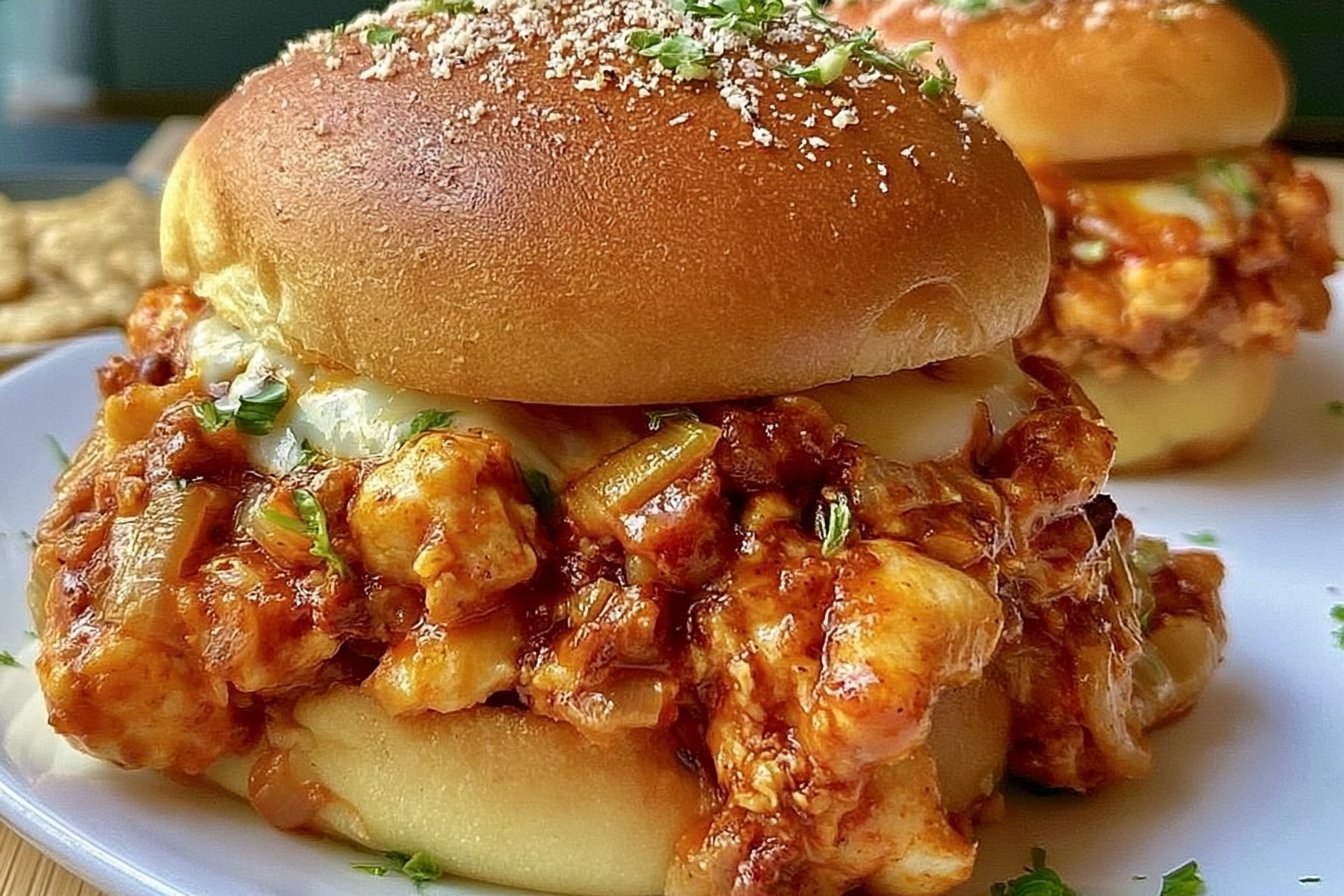 Delicious Cajun Chicken Sloppy Joes