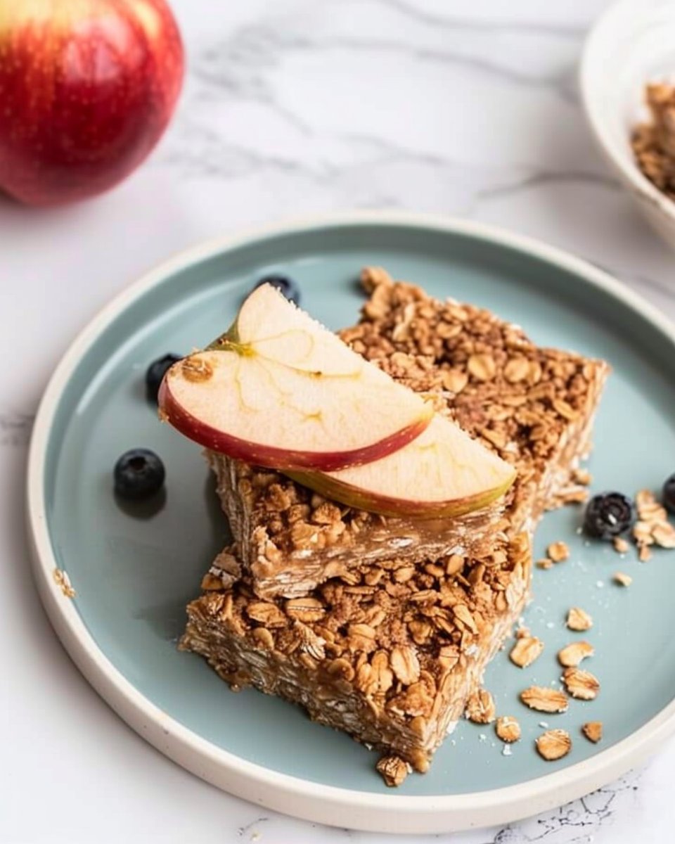 Apple Oatmeal Bars
