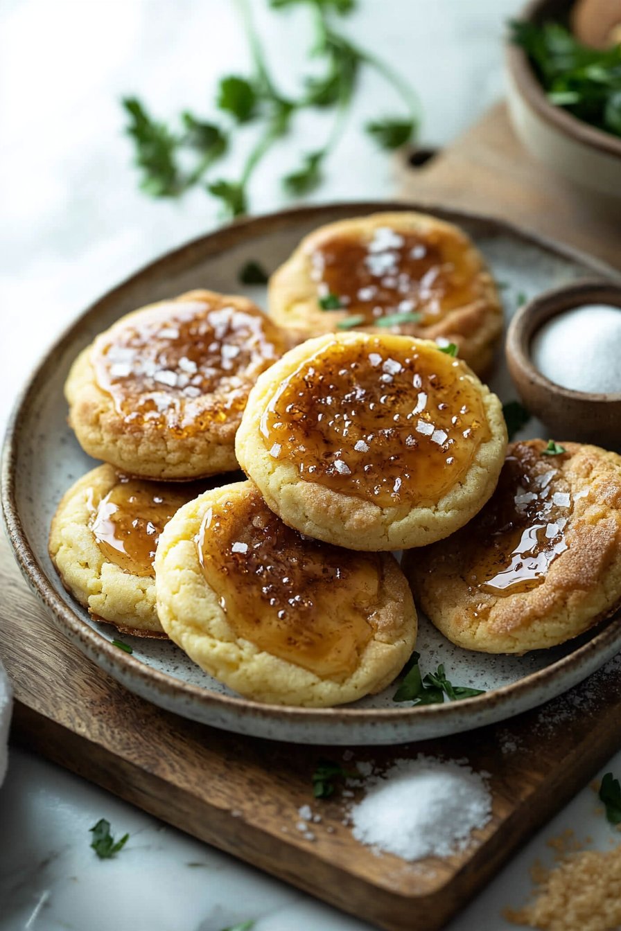 Irresistible Crème Brûlée Kekse