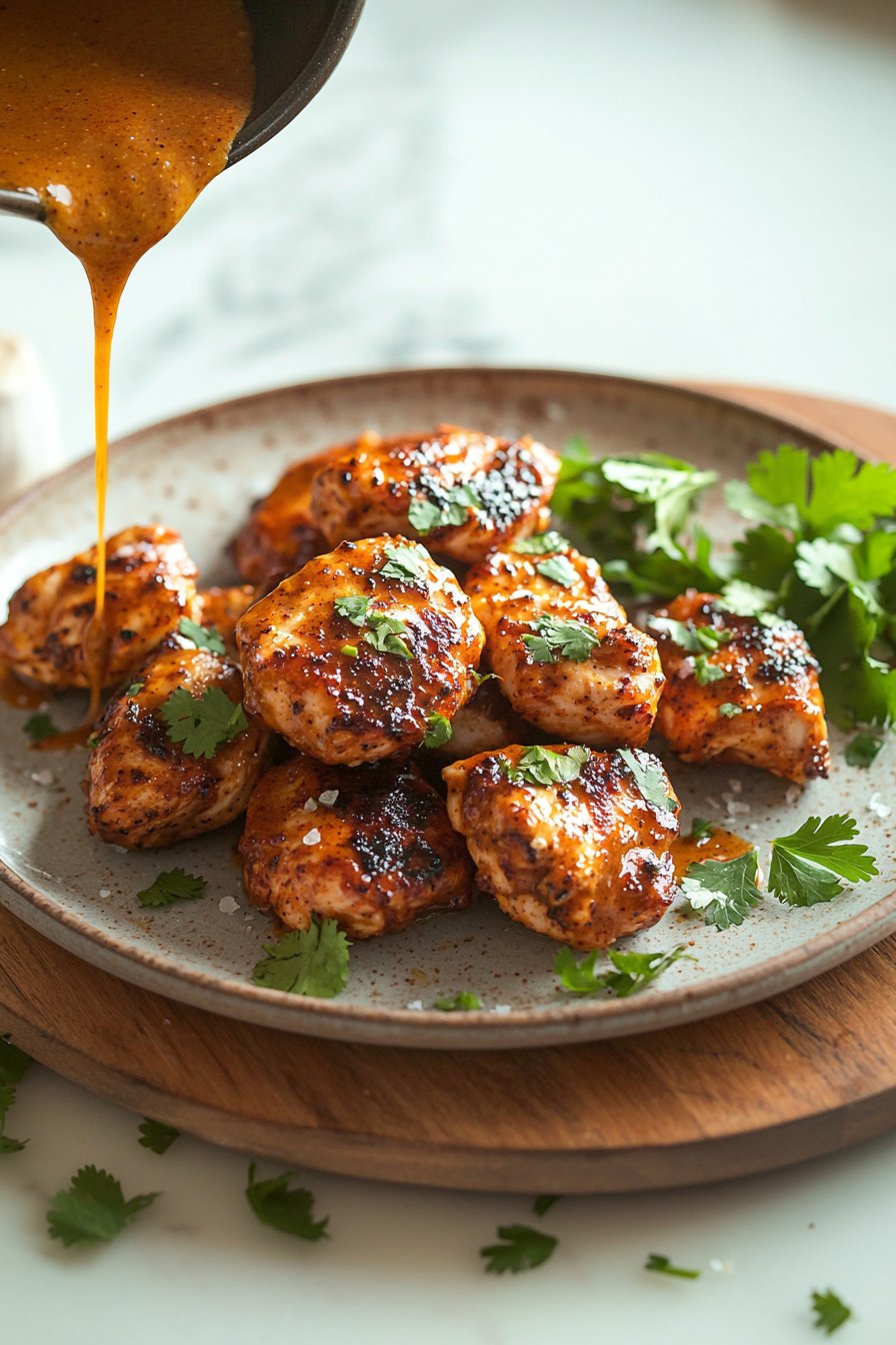 Spicy Chipotle Breakfast Chicken Bites